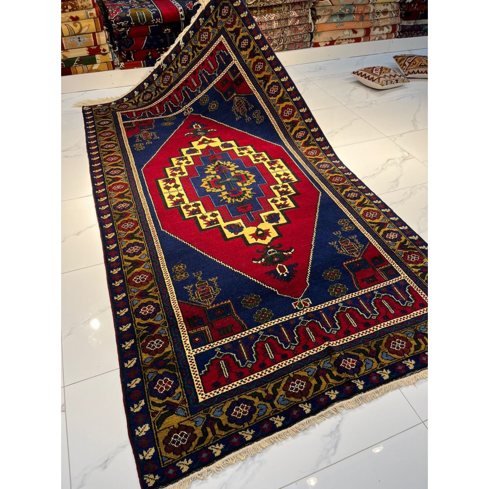 El dokuma Aksaray TAŞPINAR Halısı 295x170