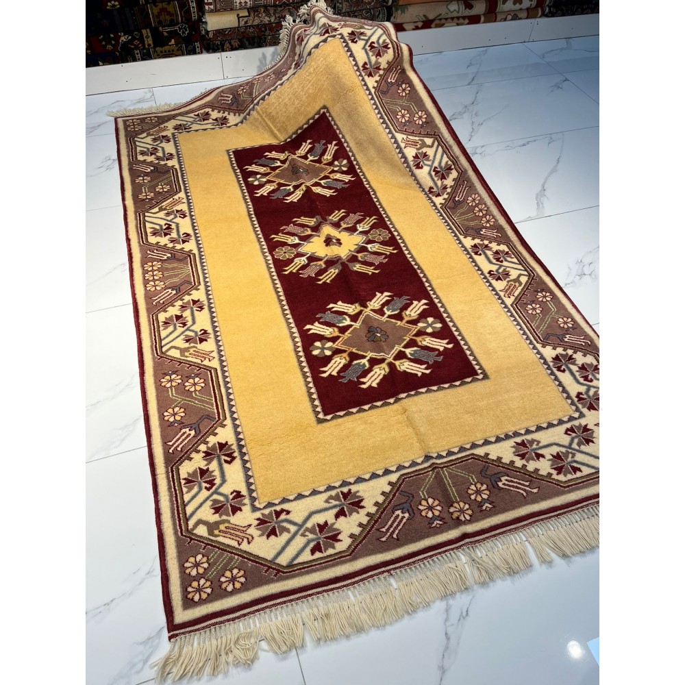 El dokuma Milas Halısı 260x160